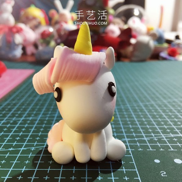 自制可愛(ài)粘土獨(dú)角獸的方法圖解教程 -  itrip.net.cn