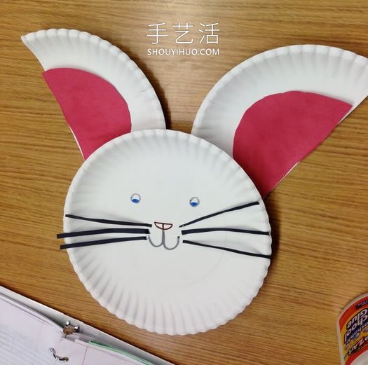 幼兒園手工制作紙盤小白兔的做法教程 -  itrip.net.cn