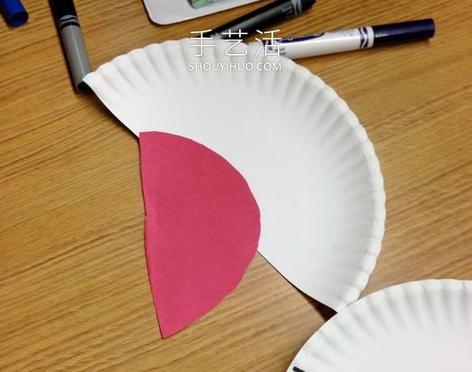 幼兒園手工制作紙盤小白兔的做法教程 -  itrip.net.cn