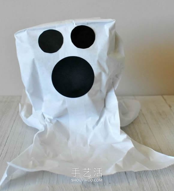 幼兒園手工制作午餐袋幽靈的做法教程 -  itrip.net.cn