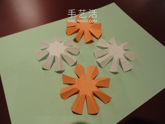 春天手工制作彩紙雛菊的做法教程 -  itrip.net.cn