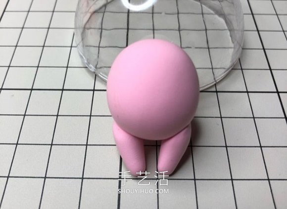 超輕粘土手工制作扮成小雞的娃娃圖解 -  itrip.net.cn