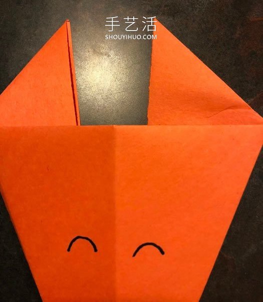 幼兒手工折紙狐貍的最簡單方法圖解 -  itrip.net.cn