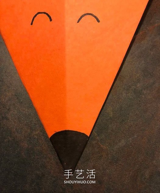 幼兒手工折紙狐貍的最簡單方法圖解 -  itrip.net.cn