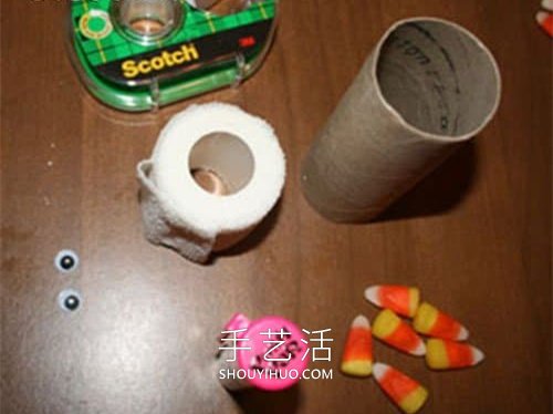 幼兒園手工制作卷紙筒木乃伊最簡單的教程 -  itrip.net.cn