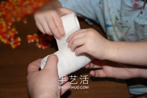 幼兒園手工制作卷紙筒木乃伊最簡單的教程 -  itrip.net.cn