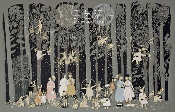 超現(xiàn)實奇幻紙雕作品！宛如怪誕童話森林 -  itrip.net.cn