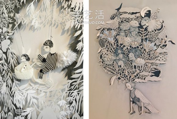 超現(xiàn)實奇幻紙雕作品！宛如怪誕童話森林 -  itrip.net.cn