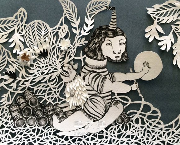 超現(xiàn)實奇幻紙雕作品！宛如怪誕童話森林 -  itrip.net.cn