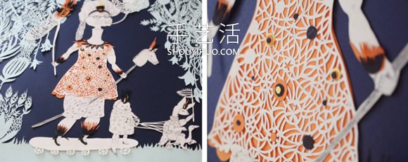 超現(xiàn)實奇幻紙雕作品！宛如怪誕童話森林 -  itrip.net.cn