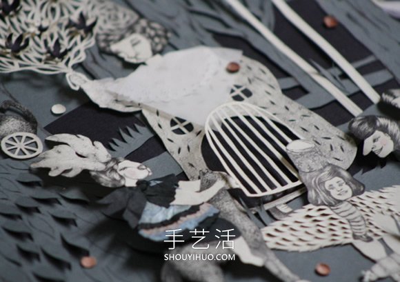 超現(xiàn)實奇幻紙雕作品！宛如怪誕童話森林 -  itrip.net.cn