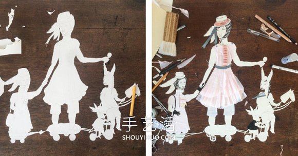 超現(xiàn)實奇幻紙雕作品！宛如怪誕童話森林 -  itrip.net.cn