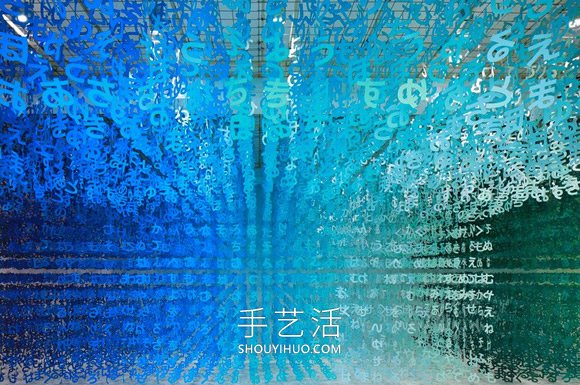 14萬個(gè)日文平假名紙片！制作出夢幻彩虹隧道 -  itrip.net.cn
