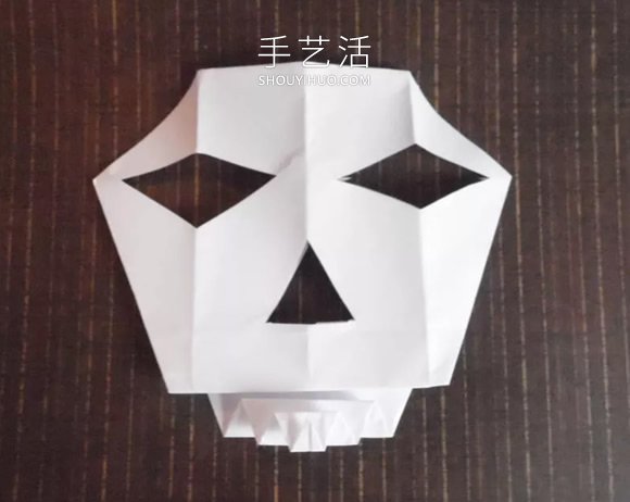 折紙骷髏頭面具的折法圖解教程 -  itrip.net.cn