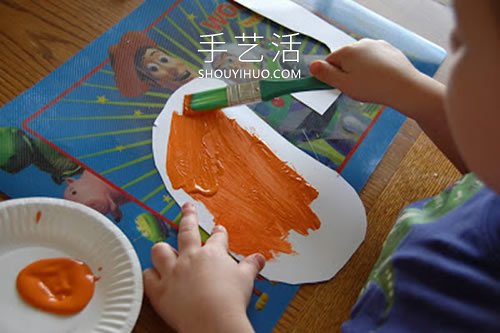萬(wàn)圣節(jié)簡(jiǎn)單南瓜畫制作方法圖片 -  itrip.net.cn