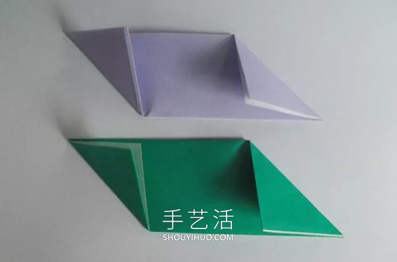 兒童手工折紙手牌玩具的折法圖解教程 -  itrip.net.cn