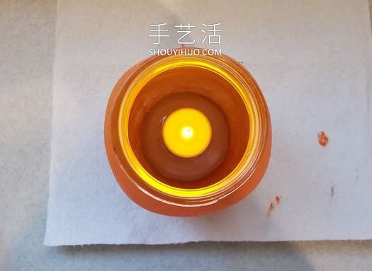 玻璃罐廢物利用手工制作南瓜燈籠的做法教程 -  itrip.net.cn
