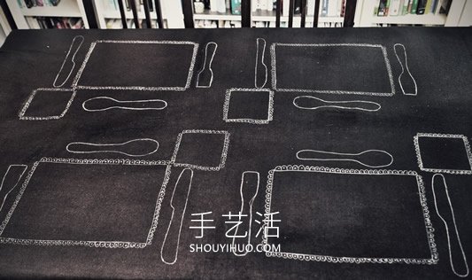 方便擺桌的西餐桌布DIY制作圖解教程 -  itrip.net.cn