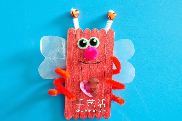 幼兒園手工制作雪糕棍蟲子的做法教程 -  itrip.net.cn