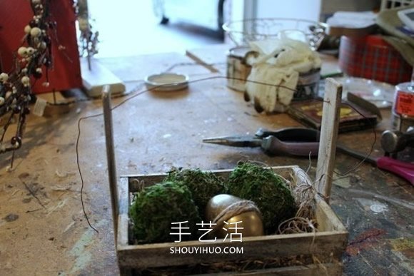 板條箱改造DIY老舊復(fù)活節(jié)裝飾的做法教程 -  itrip.net.cn