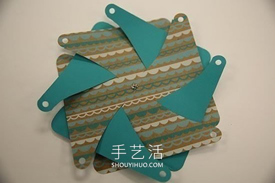 春天風(fēng)車裝飾的手工制作方法圖解教程 -  itrip.net.cn