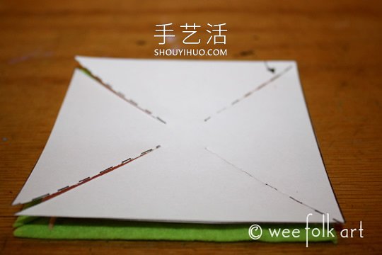 自制氈布風(fēng)車裝飾的方法圖解教程 -  itrip.net.cn