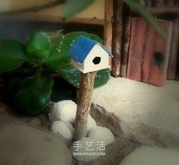 卡紙手工制作迷你鳥(niǎo)屋的做法教程 -  itrip.net.cn