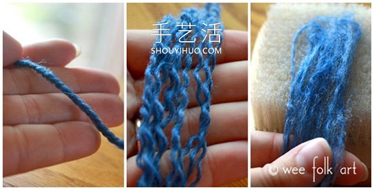 羊毛氈橡子的制作方法 掛起來就像一道彩虹！ -  itrip.net.cn