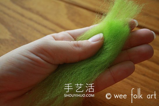 羊毛氈橡子的制作方法 掛起來就像一道彩虹！ -  itrip.net.cn