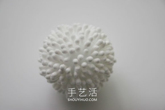 簡(jiǎn)單棉簽花的手工制作方法圖解教程 -  itrip.net.cn
