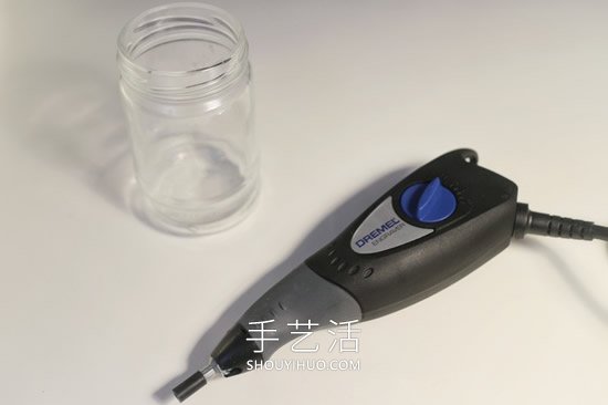 玻璃瓶廢物利用DIY制作蒲公英燭臺的做法教程 -  itrip.net.cn