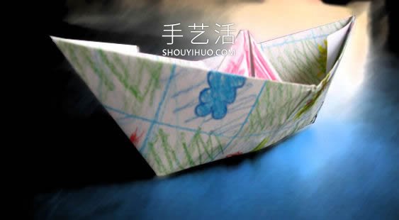 最簡單小船的折紙方法步驟圖解 -  itrip.net.cn