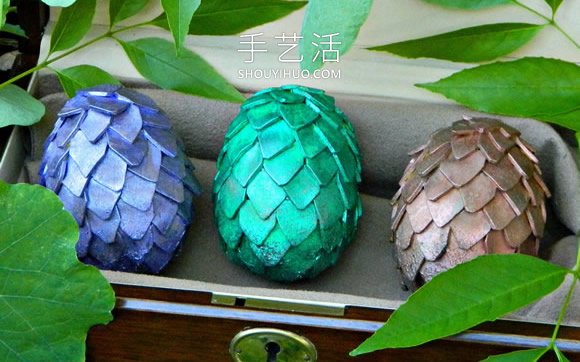 自制《權(quán)力的游戲》里的龍蛋作為復活節(jié)彩蛋 -  itrip.net.cn