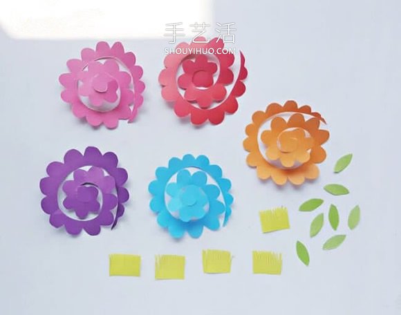 自制母親節(jié)立體紙花卡片的做法教程圖解 -  itrip.net.cn