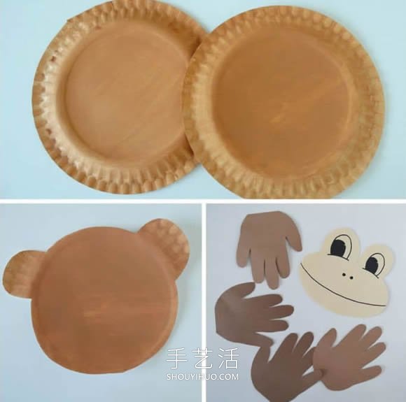 幼兒園手工制作猴子貼畫(huà)的做法教程 -  itrip.net.cn