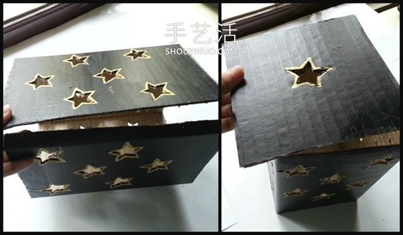 紙板手工制作夢(mèng)幻燈罩燈飾的做法教程 -  itrip.net.cn