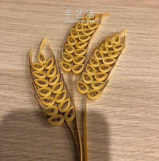 衍紙麥穗手工制作方法圖解教程 -  itrip.net.cn
