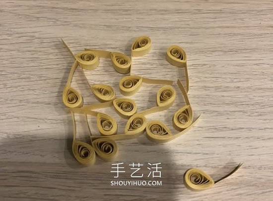 衍紙麥穗手工制作方法圖解教程 -  itrip.net.cn
