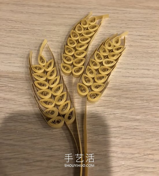 衍紙麥穗手工制作方法圖解教程 -  itrip.net.cn