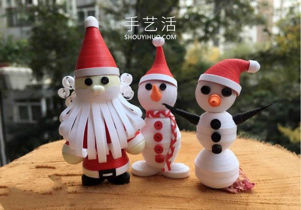 衍紙圣誕老人手工制作方法圖解教程 -  itrip.net.cn