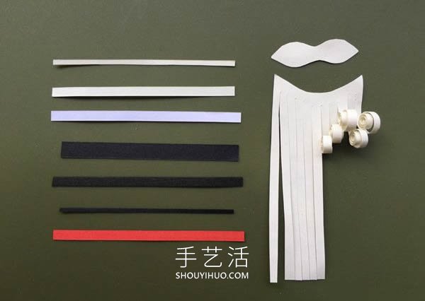 衍紙圣誕老人手工制作方法圖解教程 -  itrip.net.cn