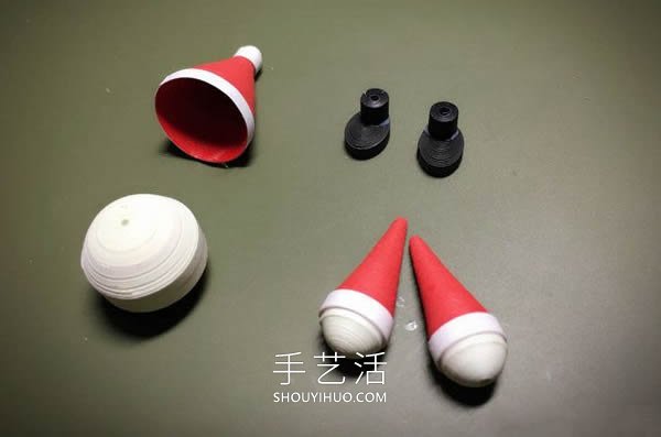 衍紙圣誕老人手工制作方法圖解教程 -  itrip.net.cn