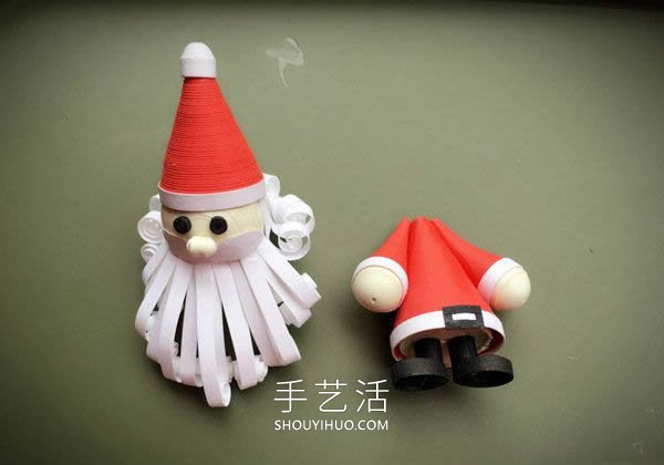 衍紙圣誕老人手工制作方法圖解教程 -  itrip.net.cn