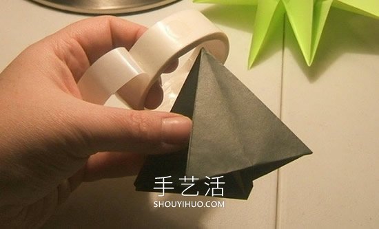 簡單折紙立體圣誕樹的折法詳細步驟圖 -  itrip.net.cn