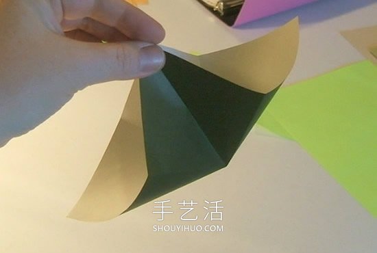 簡單折紙立體圣誕樹的折法詳細步驟圖 -  itrip.net.cn