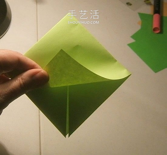 簡單折紙立體圣誕樹的折法詳細步驟圖 -  itrip.net.cn