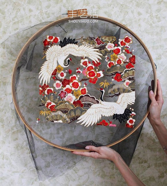 透明系花鳥刺繡！打造漂浮效果奢華刺繡工藝 -  itrip.net.cn