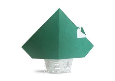 幼兒手工折紙小鳥和大樹的折法圖解教程 -  itrip.net.cn