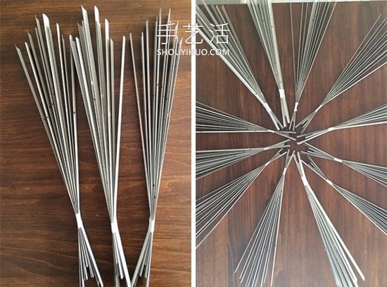 舊的百葉窗廢物利用DIY制作床頭鏡子裝飾 -  itrip.net.cn