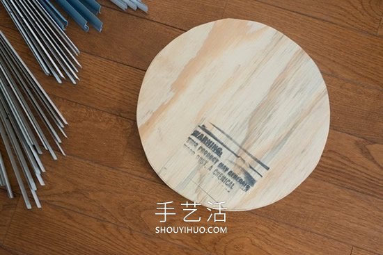 舊的百葉窗廢物利用DIY制作床頭鏡子裝飾 -  itrip.net.cn